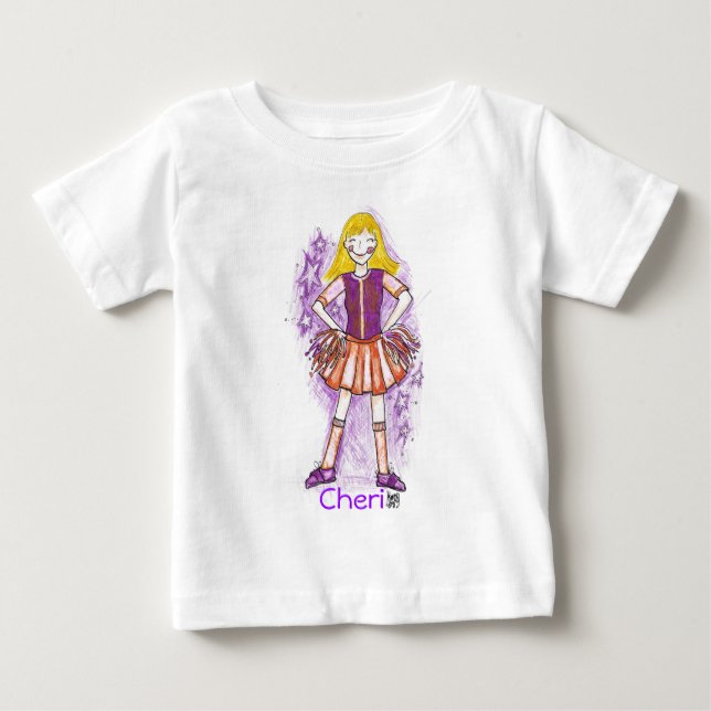 Future Cheerleader of  America! Baby T-Shirt (Front)