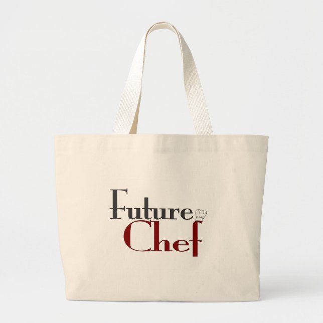 Future Chef Large Tote Bag (Front)