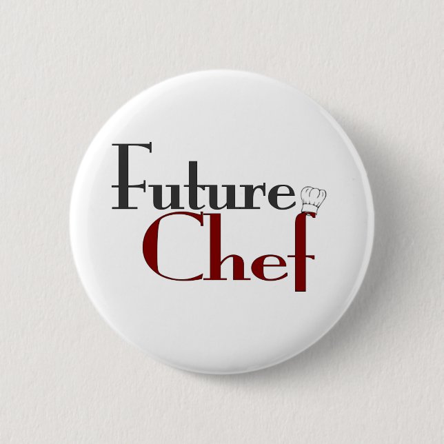 Future Chef Pinback Button (Front)