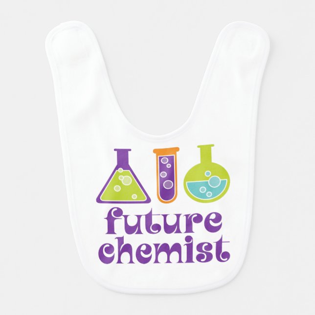 Future Chemist Baby Bib (Front)