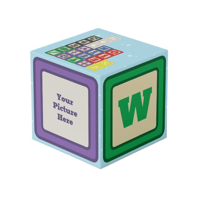 Future Chemist's Blocks Photo Cube (Front Angled)
