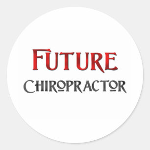 Future Chiropractor Classic Round Sticker