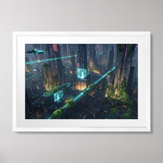 Future City Framed Art