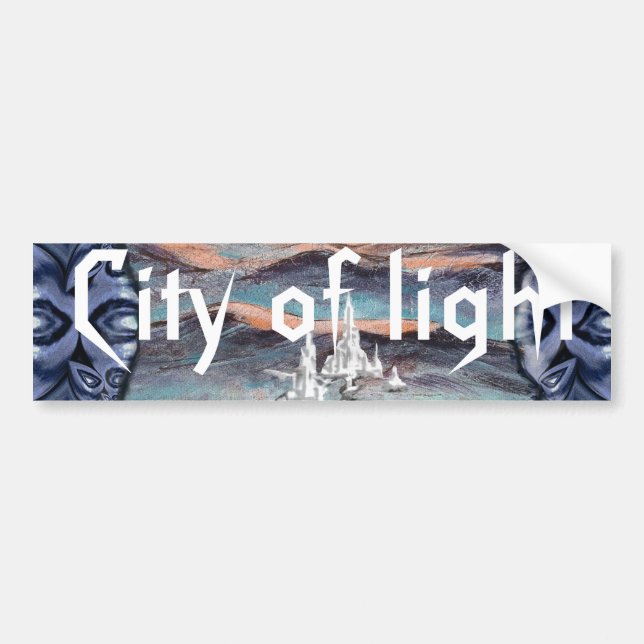Future City of Light Bumper Sticker (Front)