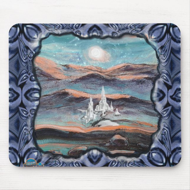 Future City of Light Mouse Pad (Front)