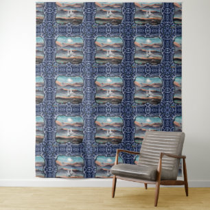 Future City of Light Tapestry