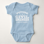 Future Civil Engineer Baby Bodysuit at Zazzle
