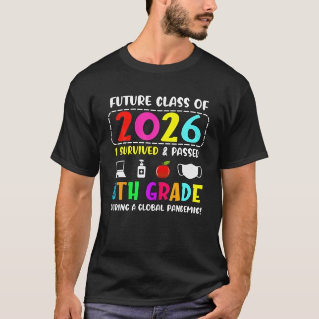 Future Class Of 2026 8Th Grade Graduation 2022 Stu T-Shirt (Front)