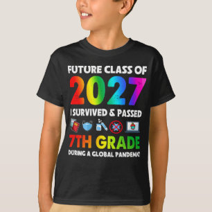 Future Class Of 2027 7th Grade Team Back To School T-Shirt