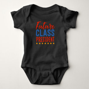 Future Class President School Uniform Running For Baby Bodysuit