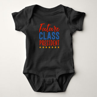 Future Class President School Uniform Running For Baby Bodysuit