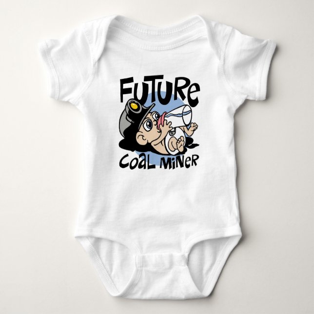 FUTURE COAL MINER BABY BODYSUIT (Front)