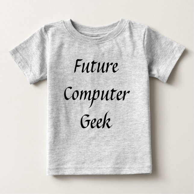Future Computer Geek Toddler Children Science Tee (Front)
