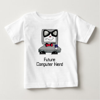 Future Computer Nerd Geek Shirt for Babies