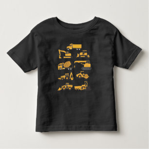 Future Construction Excavator operator Vehicles Toddler T-shirt