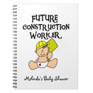 Future Construction Worker Custom Notebook