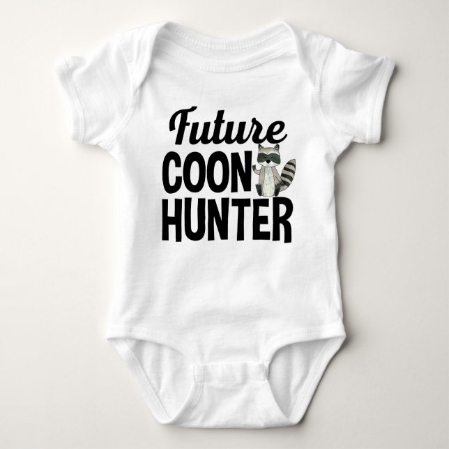 Future Coon Hunter Baby Bodysuit (Front)