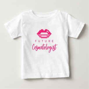 Future cosmetologist cute baby t shirt for girl