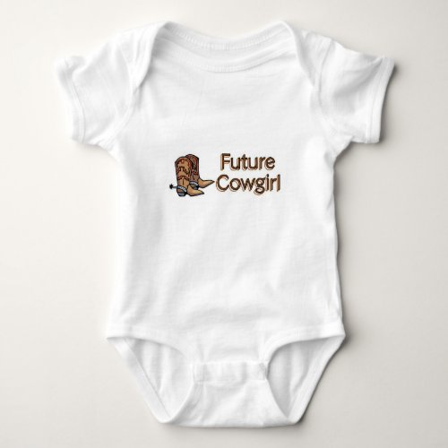 Future Cowgirl Baby Baby Bodysuit
