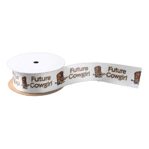 Future Cowgirl Satin Ribbon