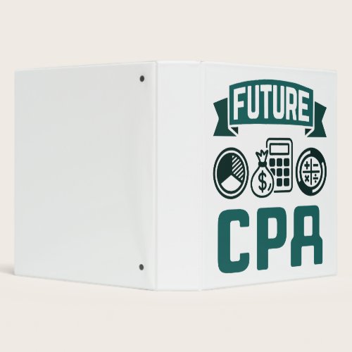 Future CPA Accounting Graduation 3 Ring Binder Future CPA Accounting Graduation 3 Ring Binder