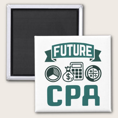 Future CPA Accounting Graduation Magnet