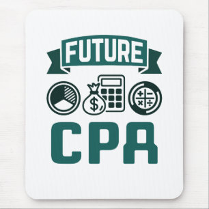 Future CPA Accounting Graduation Mouse Pad