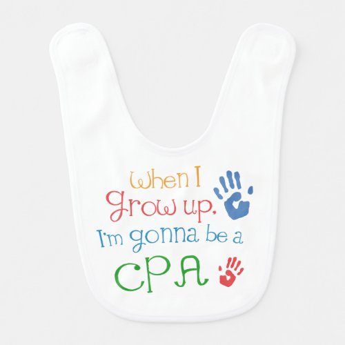 Future CPA Baby Bib