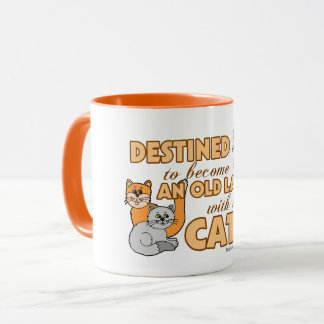 Future Crazy Cat Lady Funny Saying Design Mug