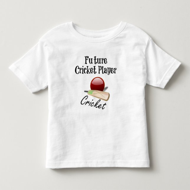 Future Cricket Player Toddler T-shirt (Front)