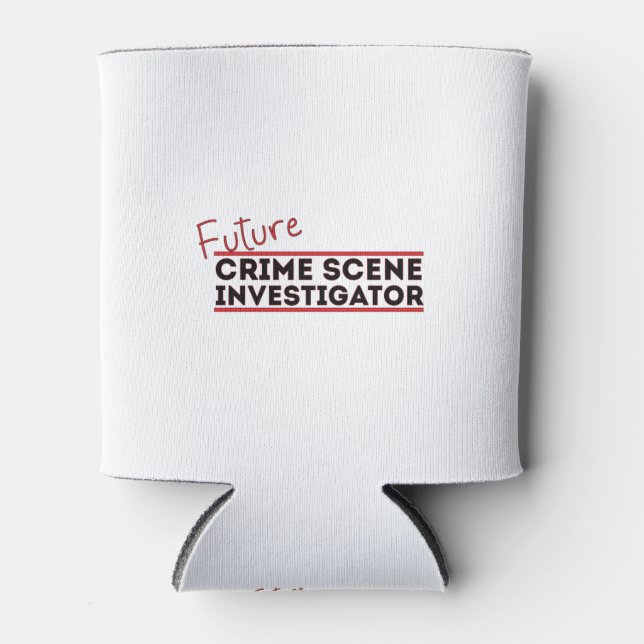 Future Crime Scene Investigator Can Cooler (Front)