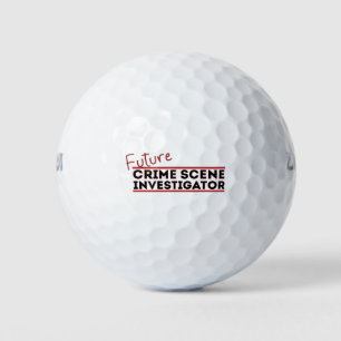 Future Crime Scene Investigator Golf Balls