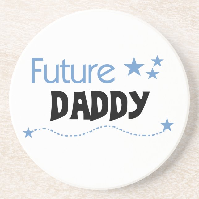 Future Daddy Gifts Drink Coaster (Front)
