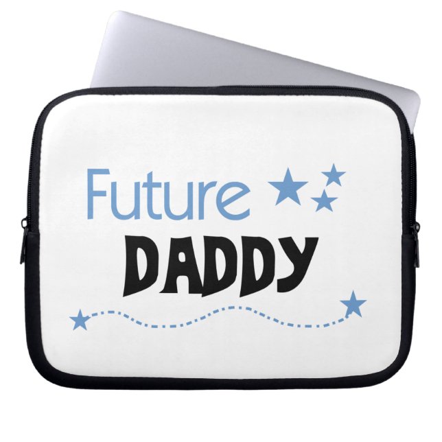 Future Daddy Gifts Laptop Sleeve (Front)