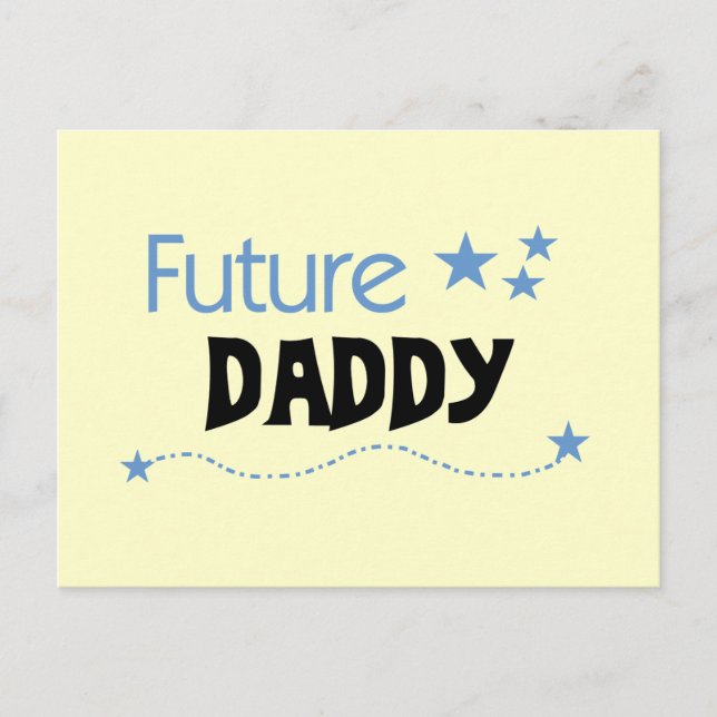 Future Daddy Tshirts and Gifts Postcard (Front)