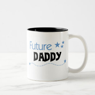Future Daddy Tshirts and Gifts Two-Tone Coffee Mug