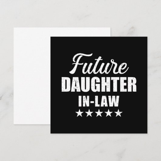 Future daughter-in-law for wedding and engagement (Front/Back)