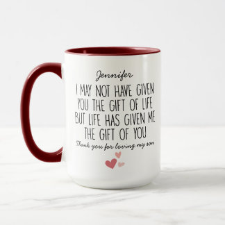 Future Daughter In Law Gift Bride to be, Son Wife Mug