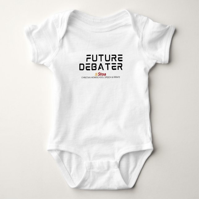 Future Debater Baby bodysuit (Front)