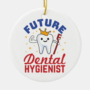 Future Dental Hygienist RDH Ceramic Ornament