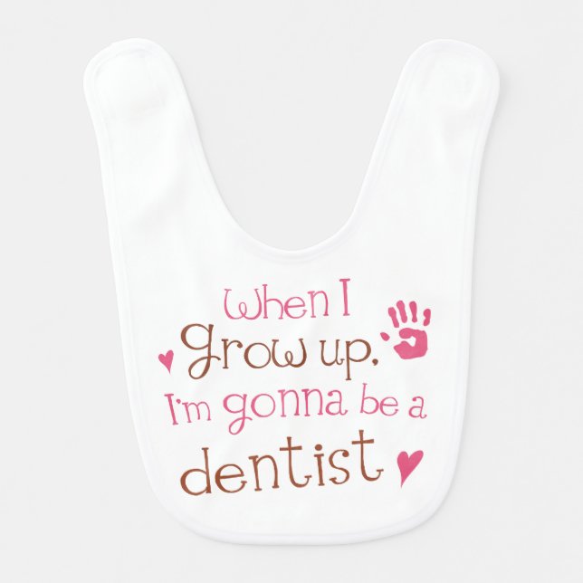 Future Dentist Baby Bib (Front)