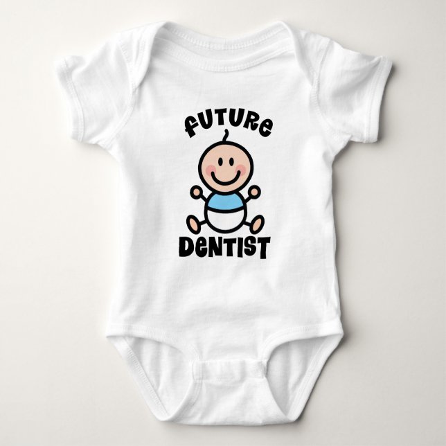 Future Dentist Baby Gift Baby Bodysuit (Front)