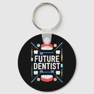 Future Dentist Graduation School Kids Toddler Wome Keychain