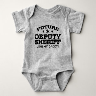 Future Deputy Sheriff Baby Bodysuit