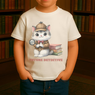 Future Detective Kitten Baby T-Shirt