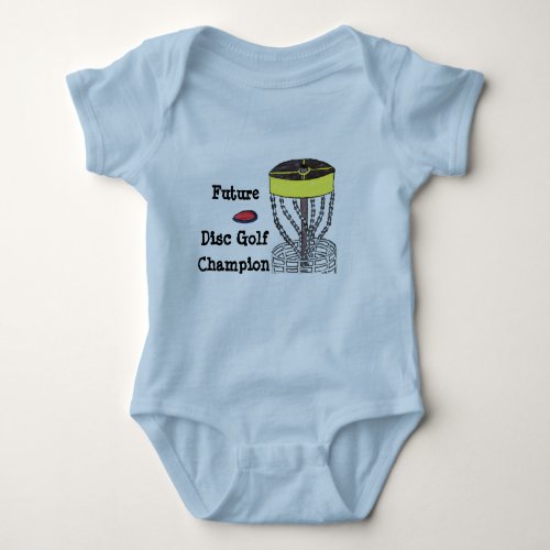 Future Disc Golf Champion baby onsie bodysuit