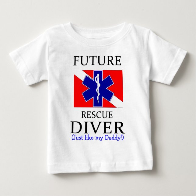 future diver_daddy baby T-Shirt (Front)