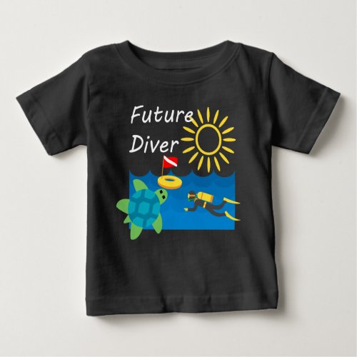 Future Diver Design _ Baby Fine Jersey T_Shirt