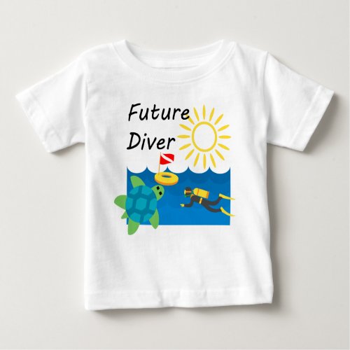 Future Diver Design _ Baby Fine Jersey T_Shirt