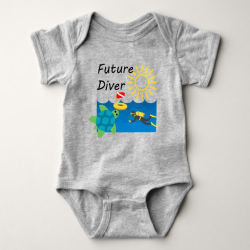 Future Diver Design _ Baby Jersey Bodysuit